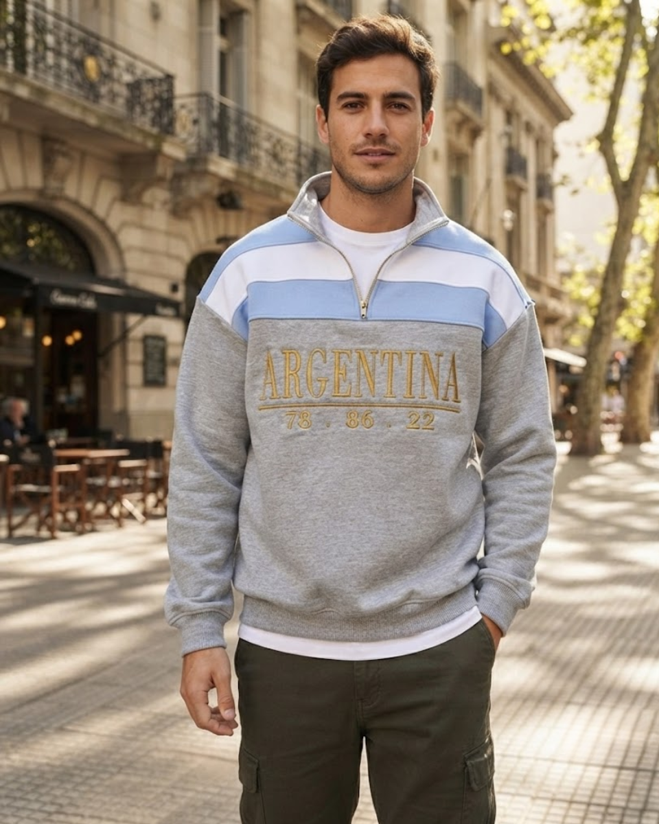 Argentina Baggy Quarter Zip