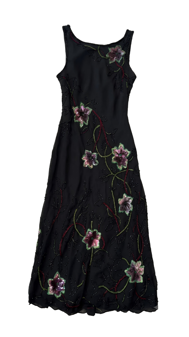 Beaded Flower Dress
