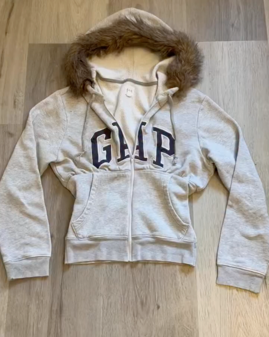 Fitted Fur Zip Up