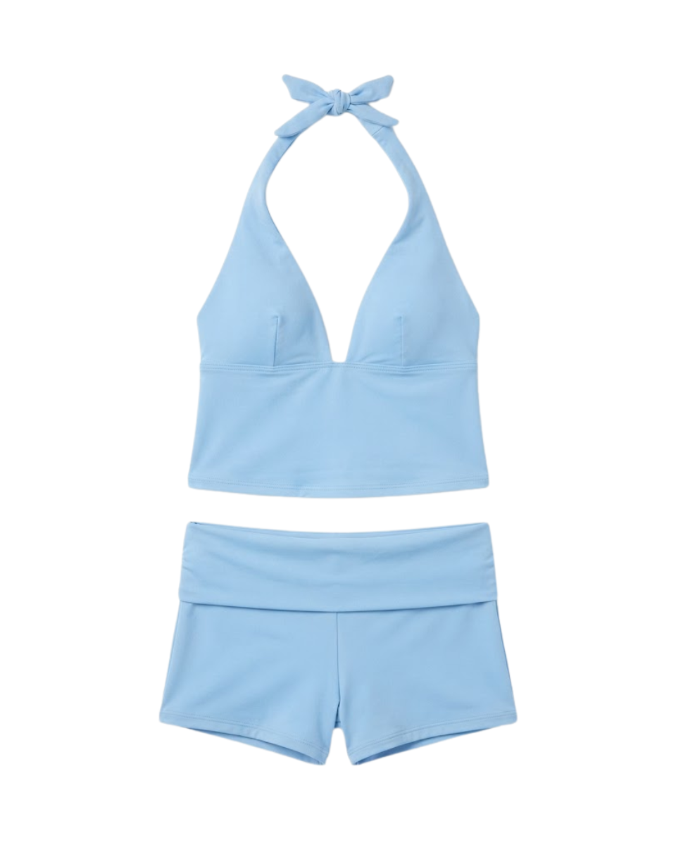 Halter Tankini Set