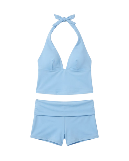 Halter Tankini Set