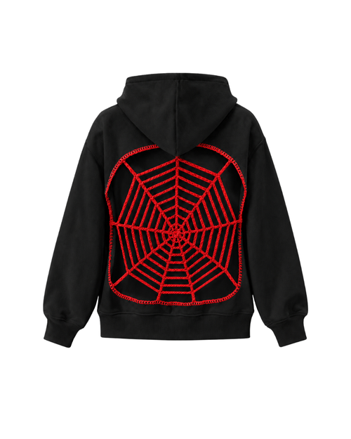 Web Crochet Hoodie
