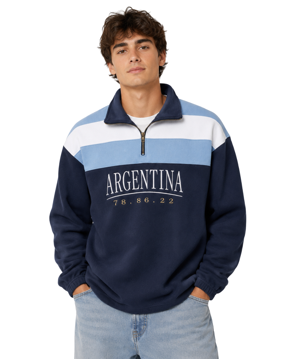 Argentina Baggy Quarter Zip