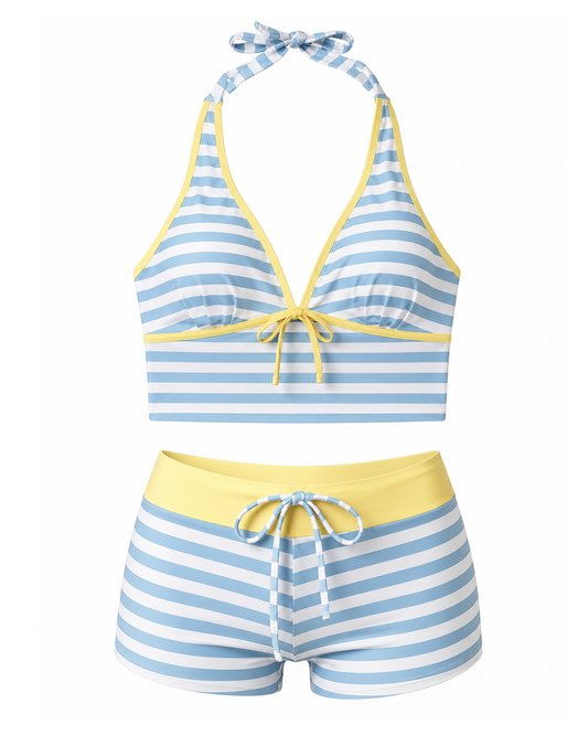 Halter Tankini Set