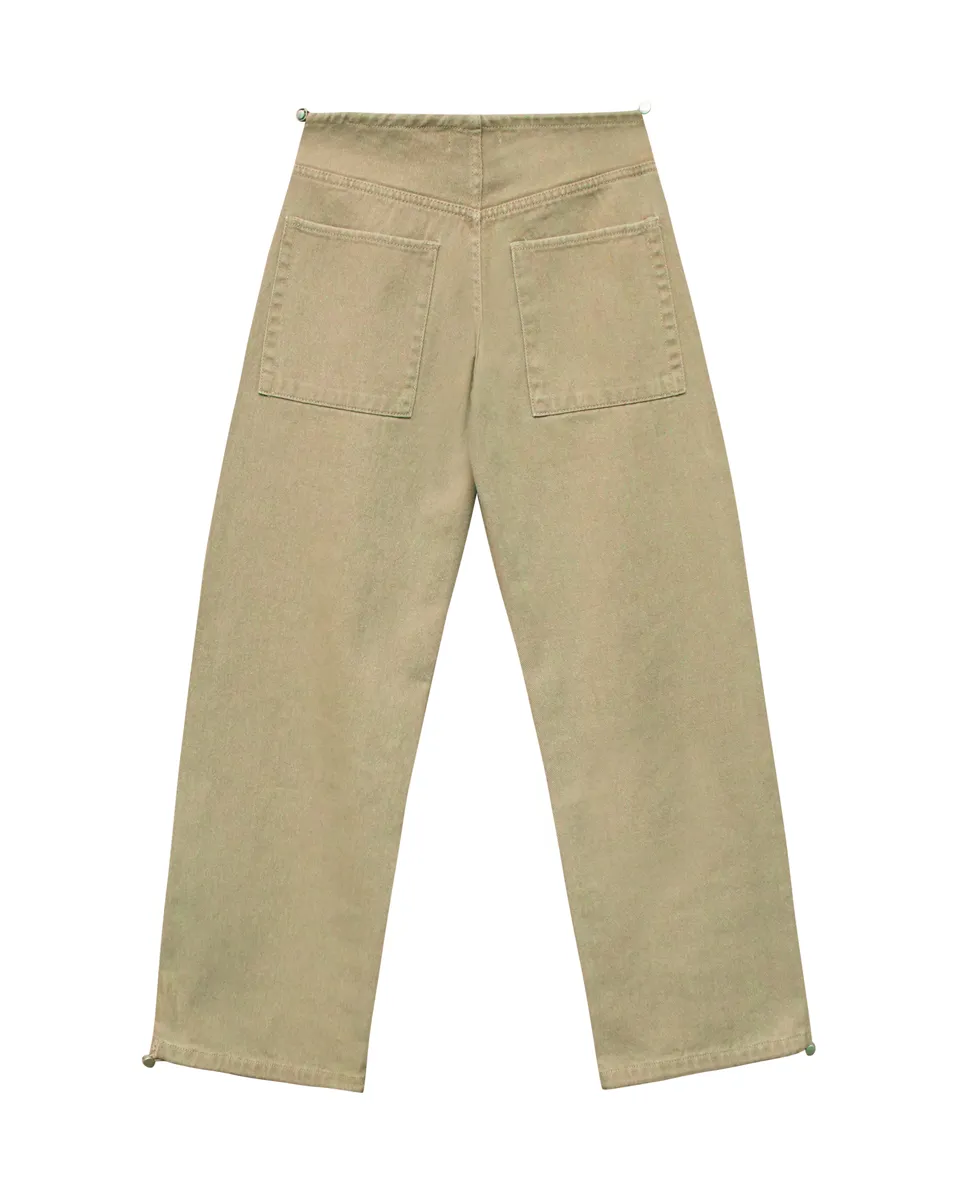 Adjustable Low-Rise Jeans