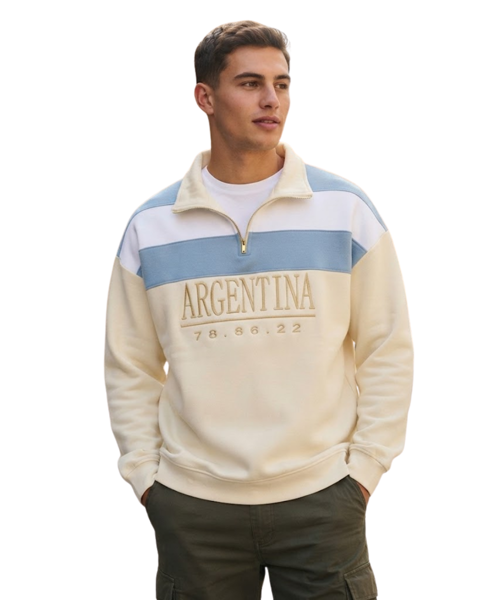 Argentina Baggy Quarter Zip