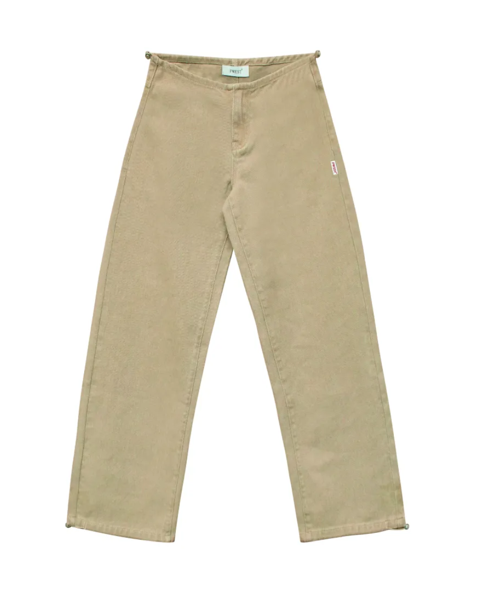 Adjustable Low-Rise Jeans