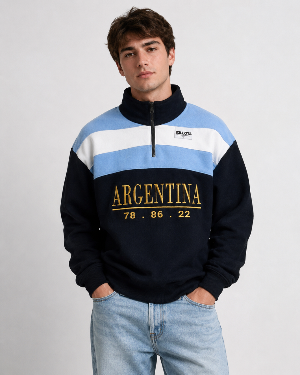 Argentina Baggy Quarter Zip