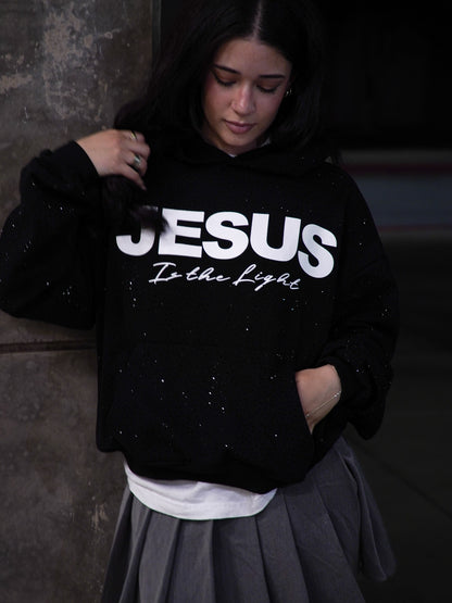 Jesus Rhinestone Hoodie