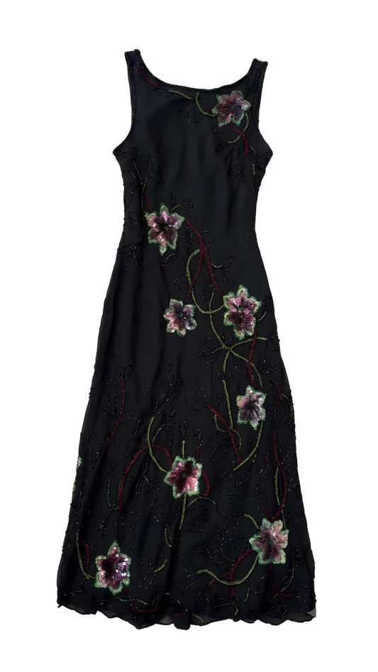 Beaded Flower Dress
